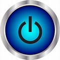 Blue Power Button Icon.png