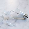 Broken LED Light Bulb