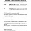 Business Owner Contract