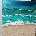 Canvas Ocean Hand Painting