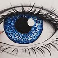 Cartoon Realistic Eyes with Color
