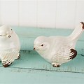 Ceramic Plain White Birds