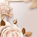 Champagne Colour Flower Background