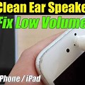 Clean iPhone Ear Speaker