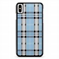 Clear with Plaid Print iPhone XR Case