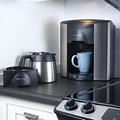Coffee Maker with Grinder and Water Line