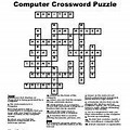 Computer Terms Crossword Puzzle Answers