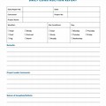 Construction Daily Report PDF Printable