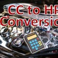 Conversion Chart From CC to HP