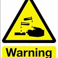 Corrosive Warning Placard