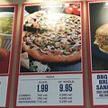 Costco Food Court Pizza Menu