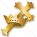 Cradle Cross Crown Free Clip Art