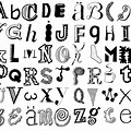 Creative Writing Alphabet Letters