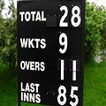 Cricket Scoreboard 50 Not Out