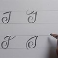 Cursive J Calligraphy
