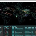 DDoS Cyber Attack Map