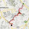 Daibutsu Hiking Trail Map