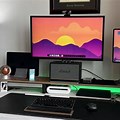 Desk Setup with Laptop and iPad