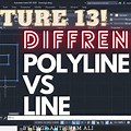 Difference Between Line and Polyline AutoCAD