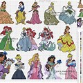 Disney Princess Cross Stitch Height Chart
