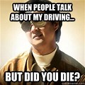 Driving Chow but Did You Die Meme