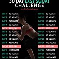 Easy 30-Day Squat Challenge