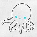 Easy Draw Octopus Silhouette