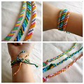 Easy Make Bracelets with Yarn
