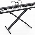 Electric Piano Keyboard Front View