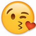 Emoji Kissy Face Meme PNG