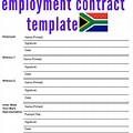 Employment Contract Template South Africa Word Doc