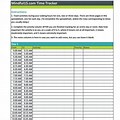 Excel Tables for Time Management