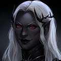 Female Dark Elf Character Art