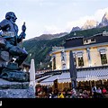 Ferdinand De Saussure Statue in Switzerland