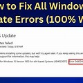 Fix Windows 10 Updates Problems