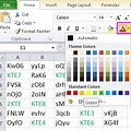 Font Color in Excel for iPad