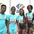 Four Photos of One Bahamian Athletes