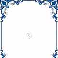 Frame Paper Design Blue