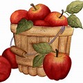 Free Apple Basket Clip Art