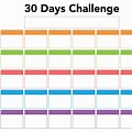 Free Blank 30-Day Calendar Printable