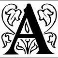 Free Printable Monogram Alphabet Letter Stencils