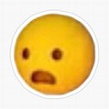 Frowning Shocked Meme Emoji