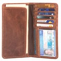 Full Grain Leather Checkbook Wallet