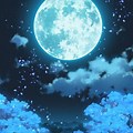 Full Moon Anime Backgrounds