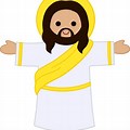 Funny Jesus Head Clip Art
