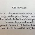 Funny Office Prayer