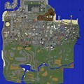 GTA SA Map Minecraft
