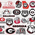 Georgia Bulldogs G Logo Seamless Pattern