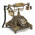 Gold Plated Old Design Tall Style Phone