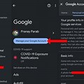 Google App On Phone Account Profile